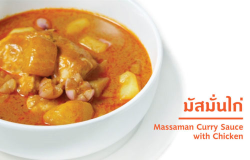 Massaman curry sauce with chicken