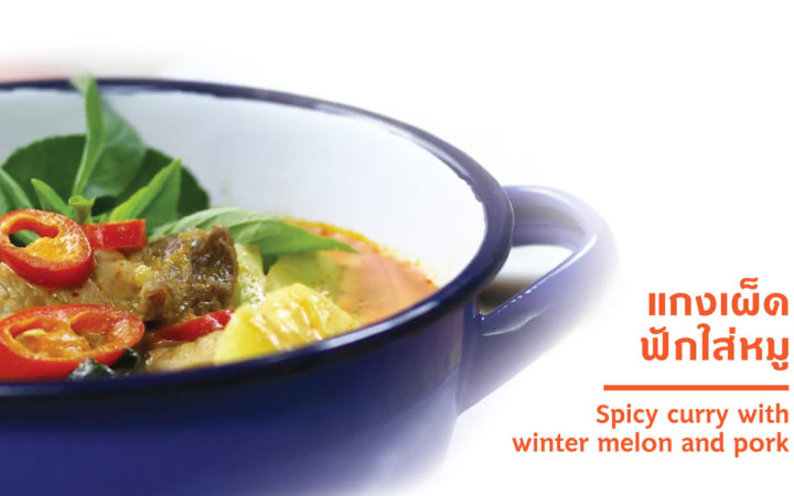 Spicy curry with winter melon and pork